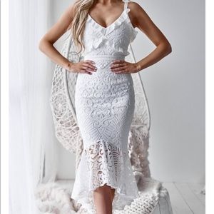 White ladies dress